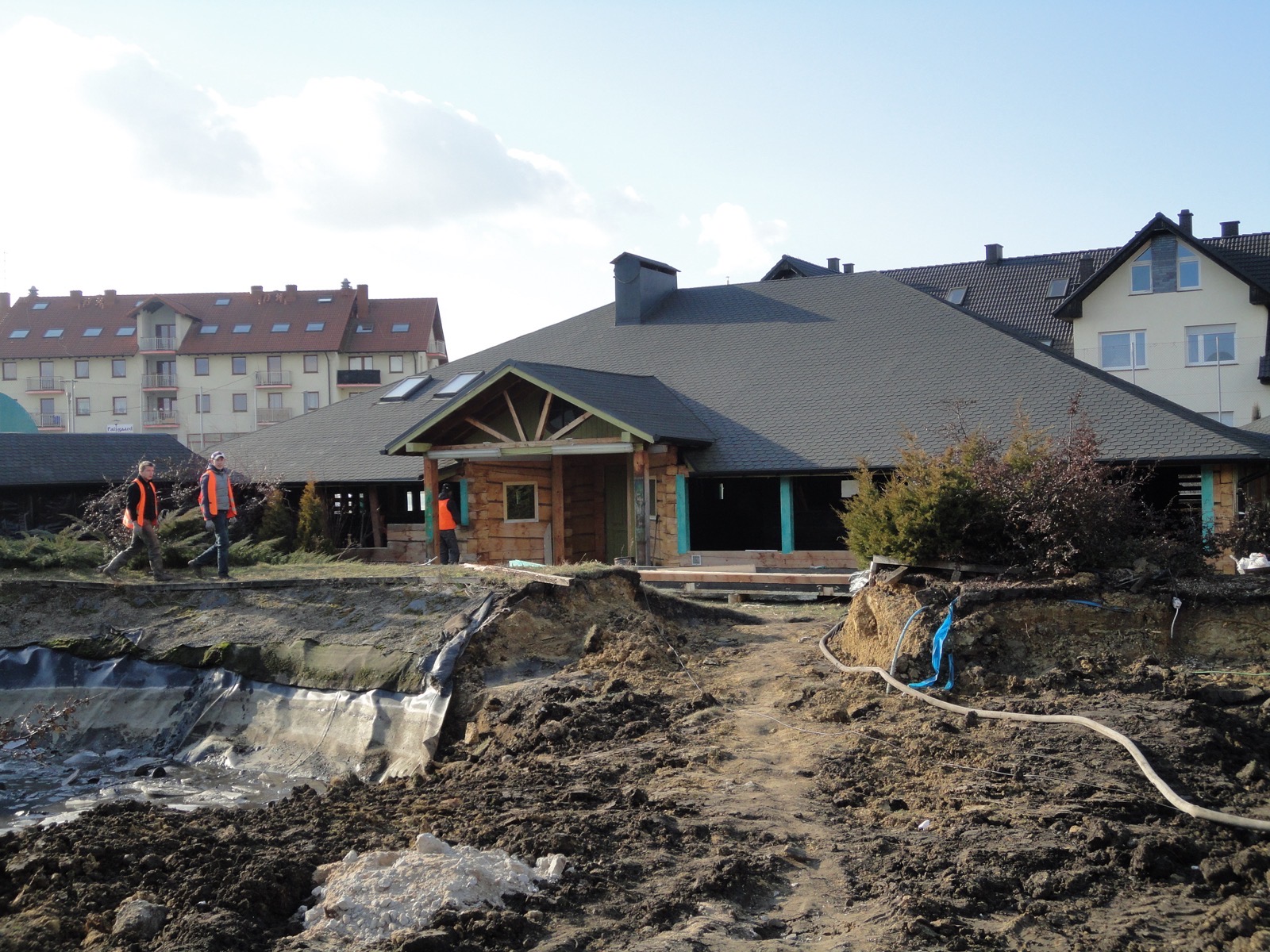 Przedszkole Wrocław — wykończenie elewacji drewnianej